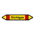 Rohrleitungskennzeichnung „Gichtgas“