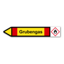 Rohrleitungskennzeichnung „Grubengas“