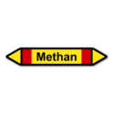Rohrleitungskennzeichnung „Methan“, ohne Piktogramme