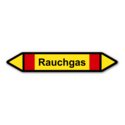 Rohrleitungskennzeichnung „Rauchgas“, ohne Piktogramme