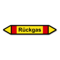 Rohrleitungskennzeichnung „Rückgas“