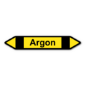Rohrleitungskennzeichnung „Argon“