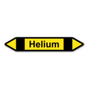 Rohrleitungskennzeichnung „Helium“