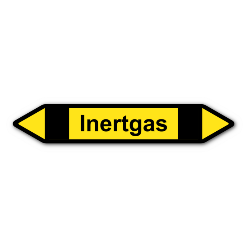 Rohrleitungskennzeichnung „Inertgas“