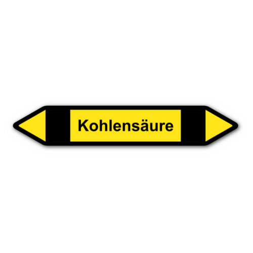 Rohrleitungskennzeichnung „Kohlensäure“