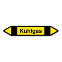 Rohrleitungskennzeichnung „Kühlgas“