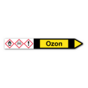 Rohrleitungskennzeichnung „Ozon“