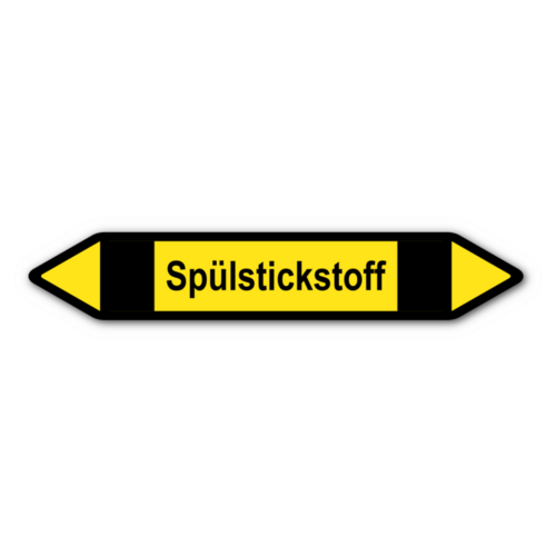 Rohrleitungskennzeichnung „Spülstickstoff“