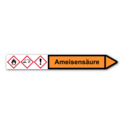 Rohrleitungskennzeichnung „Ameisensäure“