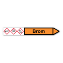 Rohrleitungskennzeichnung „Brom“