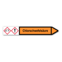 Rohrleitungskennzeichnung „Chlorschwefelsäure“