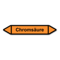 Rohrleitungskennzeichnung „Chromsäure“, ohne Piktogramme