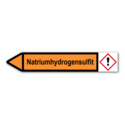 Rohrleitungskennzeichnung „Natriumhydrogensulfit“
