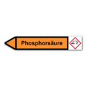 Rohrleitungskennzeichnung „Phosphorsäure“