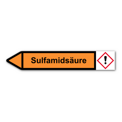 Rohrleitungskennzeichnung „Sulfamidsäure“