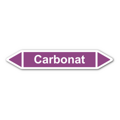 Rohrleitungskennzeichnung „Carbonat“