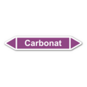 Rohrleitungskennzeichnung „Carbonat“