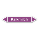 Rohrleitungskennzeichnung „Kalkmilch“