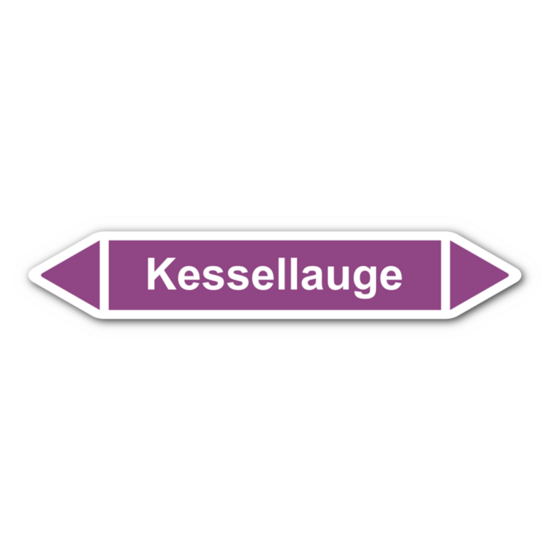 Rohrleitungskennzeichnung „Kessellauge“