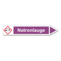 Rohrleitungskennzeichnung „Natronlauge“