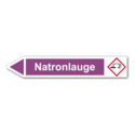 Rohrleitungskennzeichnung „Natronlauge“
