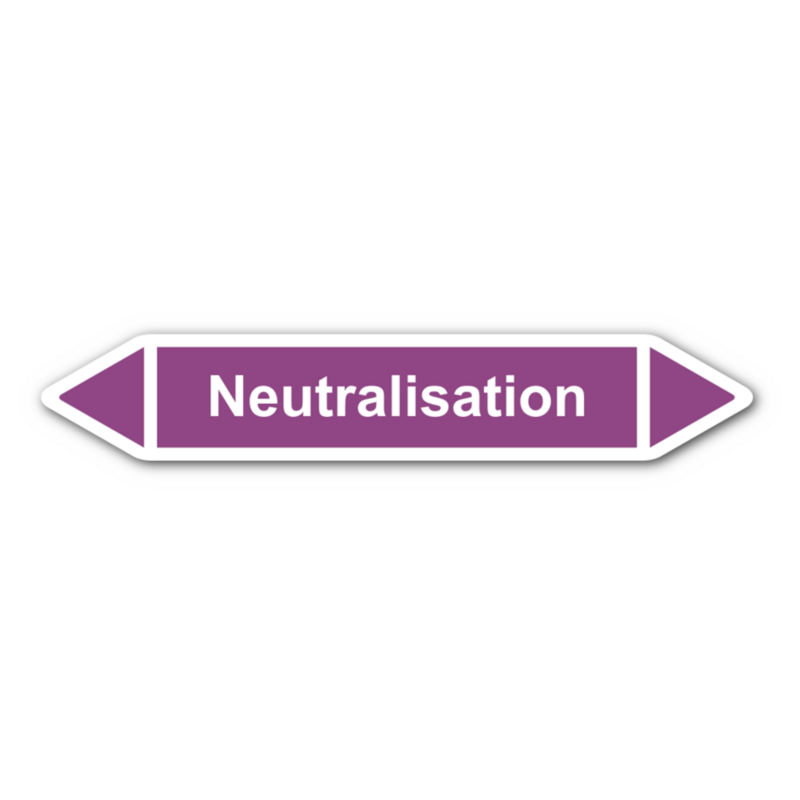 Rohrleitungskennzeichnung „Neutralisation“