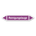 Rohrleitungskennzeichnung „Reinigungslauge“