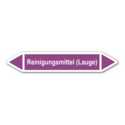 Rohrleitungskennzeichnung „Reinigungsmittel (Lauge)“