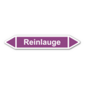 Rohrleitungskennzeichnung „Reinlauge“