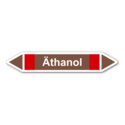 Rohrleitungskennzeichnung „Äthanol“, ohne Piktogramme
