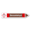 Rohrleitungskennzeichnung „Benzaldehyd“