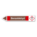 Rohrleitungskennzeichnung „Benzaldehyd“