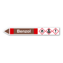 Rohrleitungskennzeichnung „Benzol“