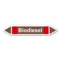Rohrleitungskennzeichnung „Biodiesel“