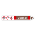 Rohrleitungskennzeichnung „Butanol“