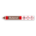 Rohrleitungskennzeichnung „Butanol“