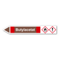 Rohrleitungskennzeichnung „Butylacetat“