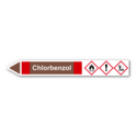 Rohrleitungskennzeichnung „Chlorbenzol“