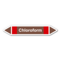 Rohrleitungskennzeichnung „Chloroform“, ohne Piktogramme