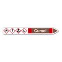 Rohrleitungskennzeichnung „Cumol“