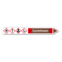 Rohrleitungskennzeichnung „Cyclohexan“