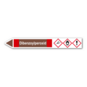 Rohrleitungskennzeichnung „Dibenzoylperoxid“