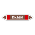 Rohrleitungskennzeichnung „Dichtöl“