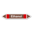 Rohrleitungskennzeichnung „Ethanol“, ohne Piktogramme