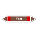 Rohrleitungskennzeichnung „Fett“
