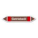 Rohrleitungskennzeichnung „Getriebeöl“, ohne Piktogramme