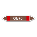 Rohrleitungskennzeichnung „Glykol“, ohne Piktogramme