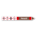 Rohrleitungskennzeichnung „Heizöl“