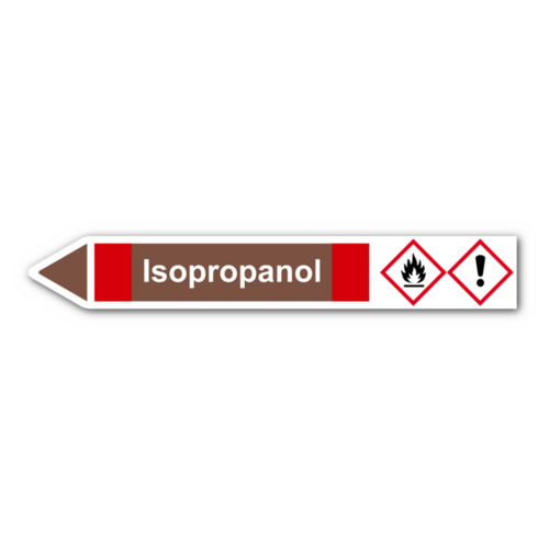 Rohrleitungskennzeichnung „Isopropanol“