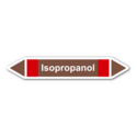 Rohrleitungskennzeichnung „Isopropanol“, ohne Piktogramme